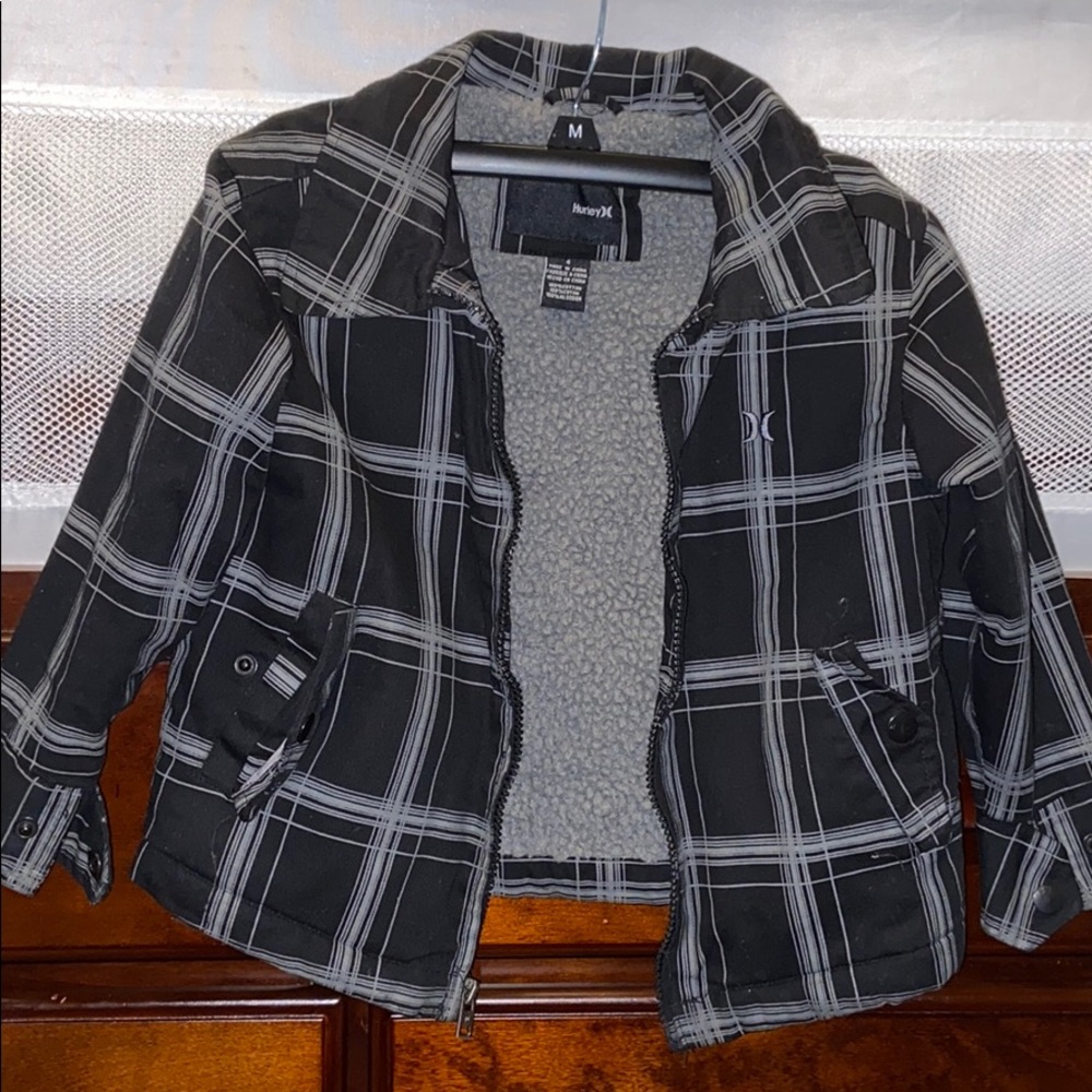 Hurley Boys jacket with sherpa lining